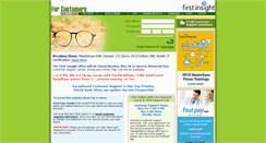 Desktop Screenshot of customer.first-insight.com