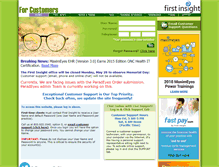 Tablet Screenshot of customer.first-insight.com
